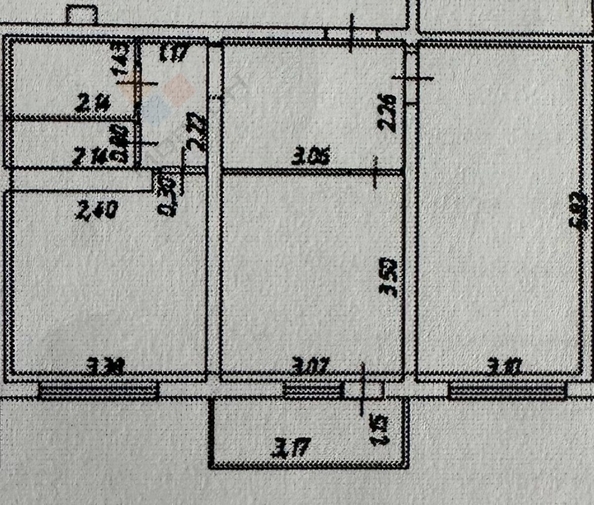 
   Продам 2-комнатную, 54.2 м², писателя Знаменского пр-кт, 16

. Фото 9.