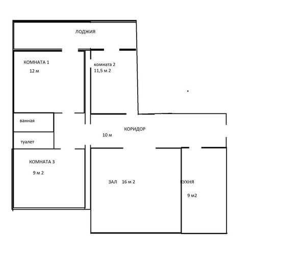 
   Продам 4-комнатную, 81 м², Полевая ул, д 53

. Фото 8.