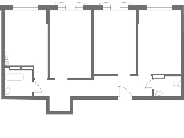 
   Продам 3-комнатную, 74.21 м², Краснодонская ул, 46

. Фото 2.