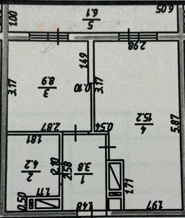 
   Продам 1-комнатную, 38 м², Домбайская ул, 55к3

. Фото 11.