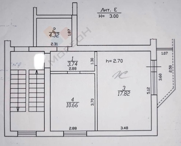 
   Продам 1-комнатную, 36.5 м², Озёрная ул, 41

. Фото 10.