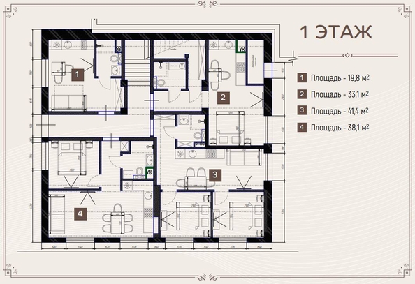 
   Продам 1-комнатную, 42.4 м², Гагарина ул, 49А

. Фото 17.