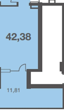 
   Продам 2-комнатную, 42.38 м², Старошоссейная ул, 5с9

. Фото 3.