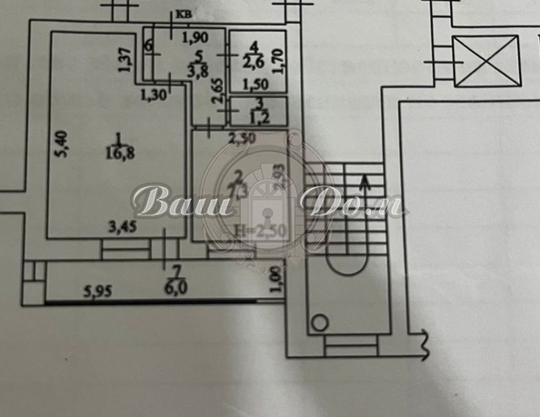 
   Продам 1-комнатную, 32.1 м², Островского ул, 142А

. Фото 20.