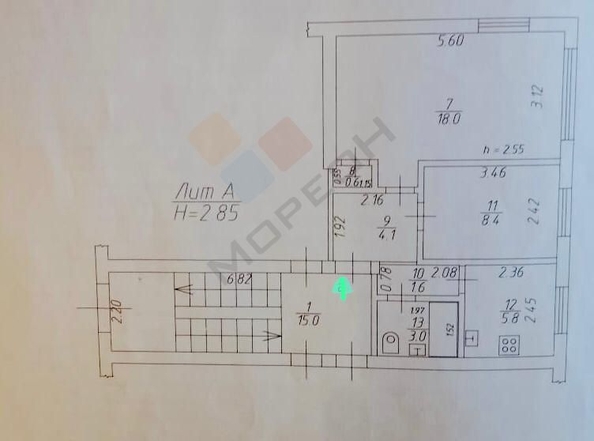 
   Продам 2-комнатную, 41.5 м², Котовского ул, 96

. Фото 7.