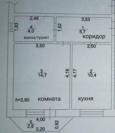 
   Продам 1-комнатную, 37.6 м², Братьев Игнатовых ул, 52/1

. Фото 6.