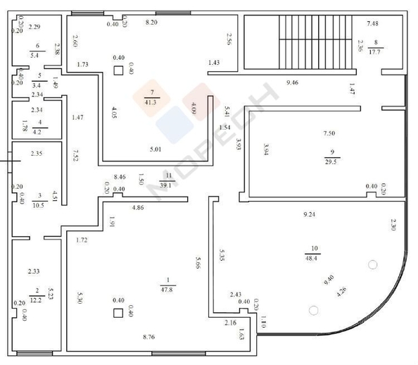 
   Продам помещение свободного назначения, 770 м², Бисерная ул, 18

. Фото 23.