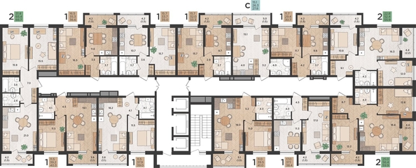 
   Продам 2-комнатную, 66.7 м², Бурсака, 82

. Фото 1.