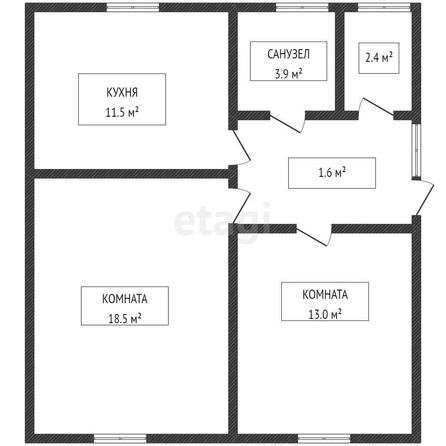 
   Продам дом, 56.2 м², Краснодар

. Фото 14.