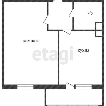 
   Продам 1-комнатную, 29.9 м², Западный Обход ул, 42/4  2

. Фото 14.