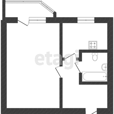 
   Продам 1-комнатную, 35.9 м², Западный Обход ул, 42/4  1

. Фото 6.