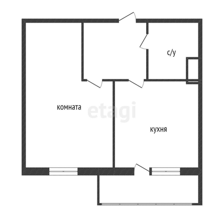 
   Продам 1-комнатную, 33.1 м², Западный Обход ул, 65/1

. Фото 19.