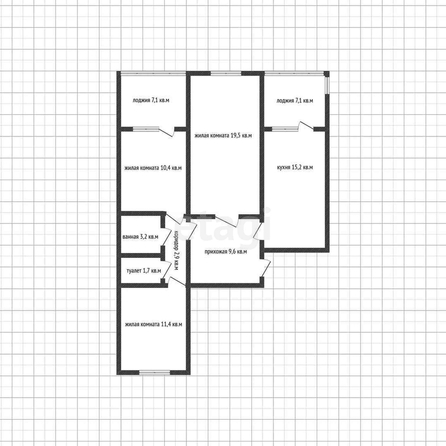 
   Продам 3-комнатную, 88 м², Платановый Бульвар ул, 15

. Фото 22.