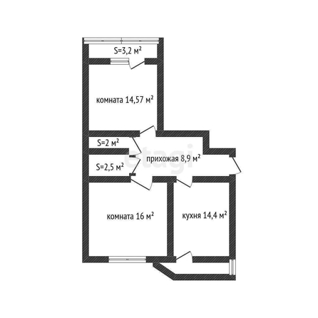 
   Продам 2-комнатную, 61.2 м², Восточно-Кругликовская ул, 28/1

. Фото 7.