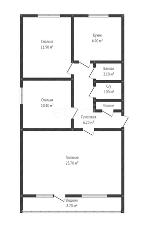 
   Продам 3-комнатную, 62.5 м², Московская ул, 2/1

. Фото 1.