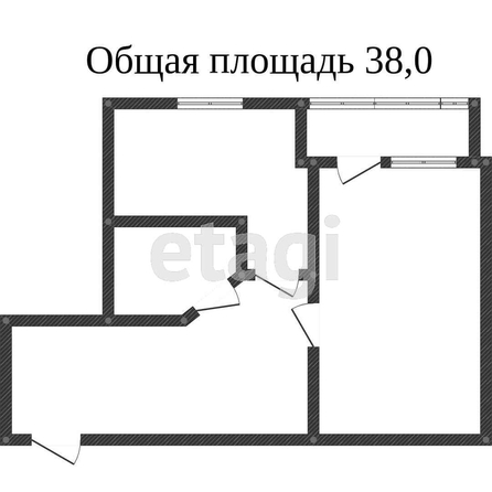 
   Продам 1-комнатную, 37.2 м², Репина пр-д, 1

. Фото 8.