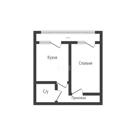 
   Продам 1-комнатную, 34.9 м², Природная ул, 10б

. Фото 1.