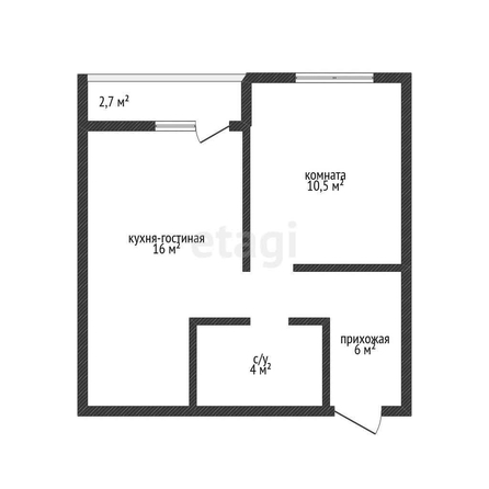 
   Продам 1-комнатную, 36.5 м², Позднякова ул, 2 к15

. Фото 8.