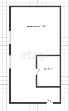 
   Продам студию, 34.9 м², Гаражный пер, 11

. Фото 11.