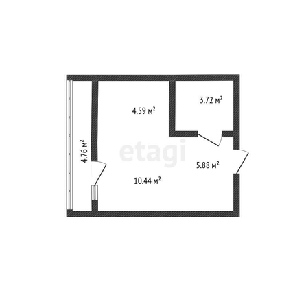 
   Продам студию, 21.7 м², Конгрессная ул, 27

. Фото 8.