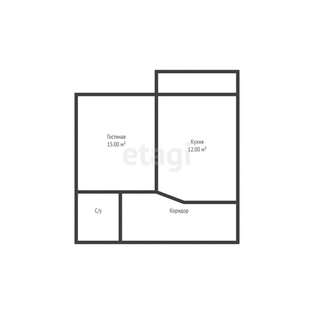 
   Продам 1-комнатную, 35.4 м², Селезнева ул, 4/4

. Фото 24.