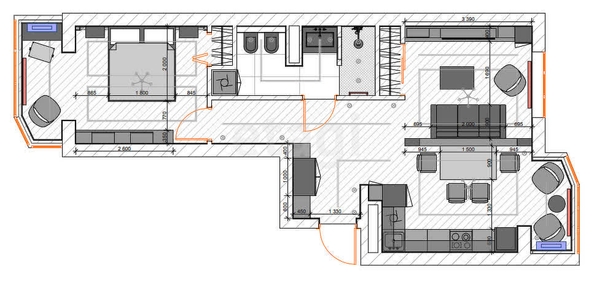 
   Продам 1-комнатную, 49.8 м², Конгрессная ул, 27

. Фото 22.