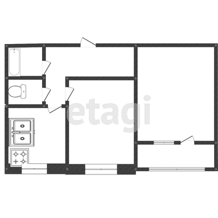 
   Продам 2-комнатную, 60.9 м², Командорская ул, 3/1

. Фото 8.