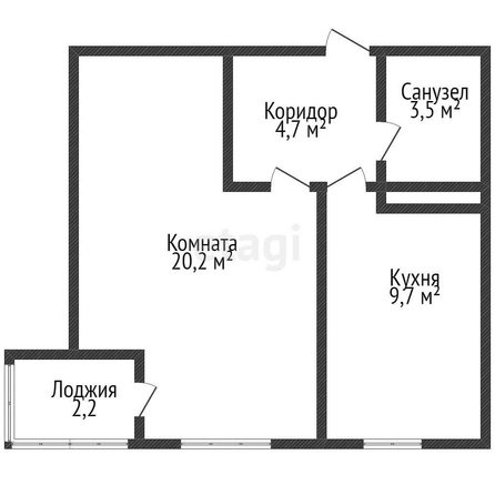 
   Продам 1-комнатную, 38.1 м², Венецианская ул, 6

. Фото 10.