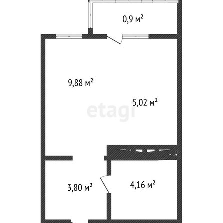 
   Продам студию, 23 м², Конгрессная ул, 25

. Фото 23.