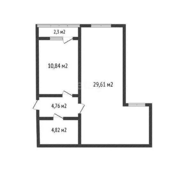 
   Продам 1-комнатную, 50.1 м², Новороссийская ул, 90/2  1

. Фото 1.