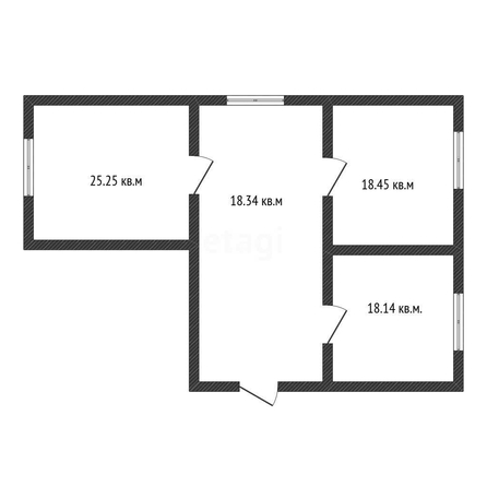 
   Продам 3-комнатную, 80.2 м², Вологодская ул, 8

. Фото 1.