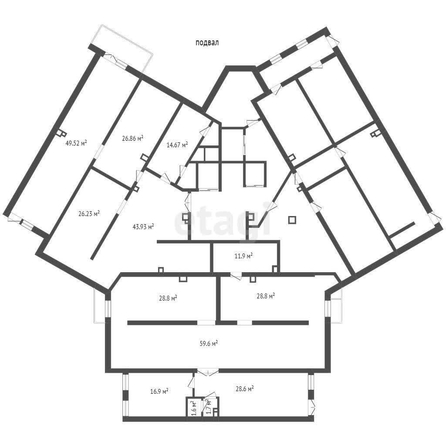 
   Сдам торговое помещение, 228 м², Кожевенная ул, 26  2

. Фото 13.