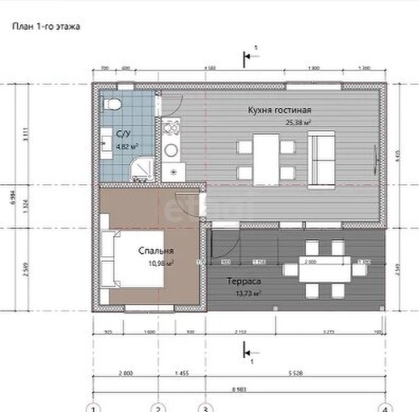 
   Продам таунхаус, 52 м², Краснодар

. Фото 23.