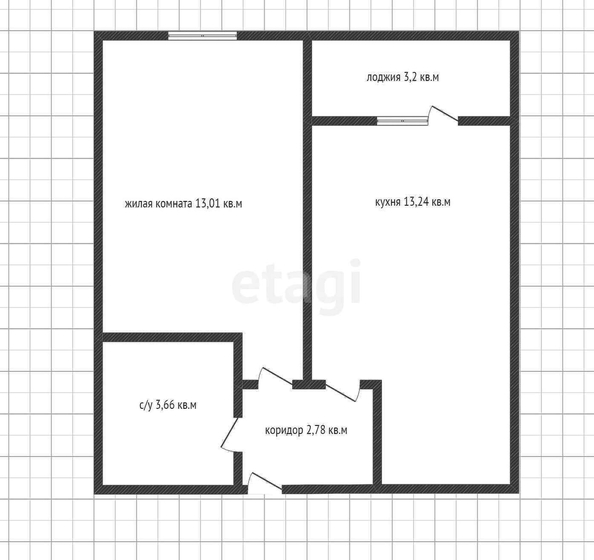 
   Продам 1-комнатную, 34.29 м², Лучший, литер 1

. Фото 3.