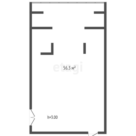 
   Продам помещение свободного назначения, 56.33 м², Уральская ул, 87/7

. Фото 6.