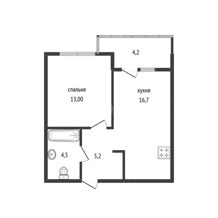 
   Продам 1-комнатную, 39.4 м², 1-й Лиговский пр-д, 21

. Фото 1.