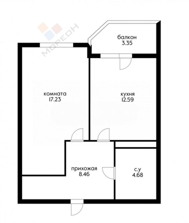 
   Продам 1-комнатную, 45.39 м², Ростовское Шоссе ул, 30/7

. Фото 8.
