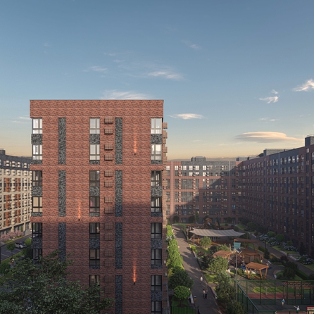 
  Продается 1-комн. квартира 37.64 м², в ЖК Зеленая территория, литера 1.3. Фото 23.