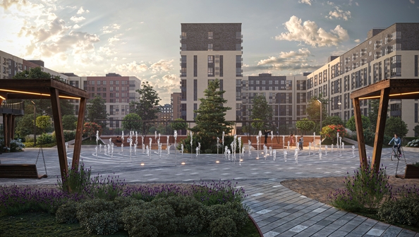 
  Продается 1-комн. квартира 43.77 м², в ЖК Зеленая территория, литера 1.3. Фото 28.