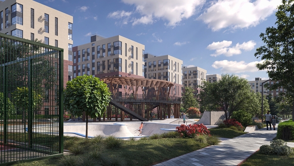 
  Продается 1-комн. квартира 43.44 м², в ЖК Зеленая территория, литера 1.3. Фото 31.