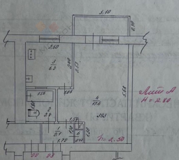 
   Продам 1-комнатную, 30 м², Калинина ул, 68

. Фото 9.