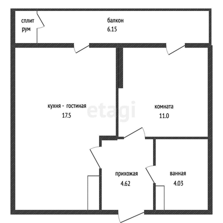 
   Продам 1-комнатную, 36.5 м², Западный Обход ул, 39/1  2

. Фото 22.