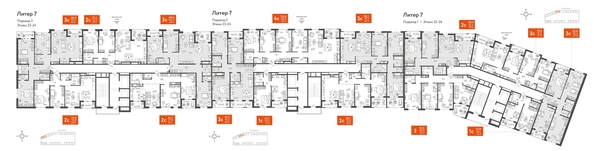 
  Продается 4-комн. квартира, 121 м², ЖК Все Свои VIP, литера 7
. Фото 1.