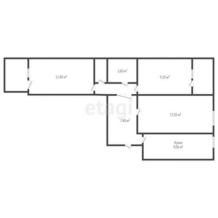 
   Продам 2-комнатную, 65 м², Старокубанская ул, 124

. Фото 9.