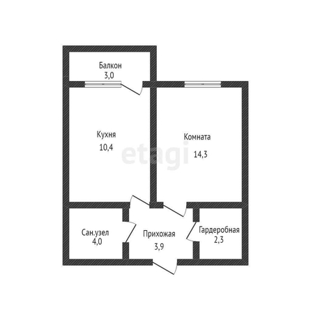 
   Продам 1-комнатную, 35.2 м², Константиновская ул, 5

. Фото 24.