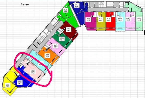 
   Продам 2-комнатную, 44.2 м², Батумское шоссе ул, 69/1Б

. Фото 17.