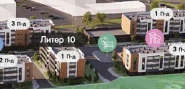 
   Продам студию, 22.1 м², ДЗЕНПАРК, литер 10

. Фото 2.