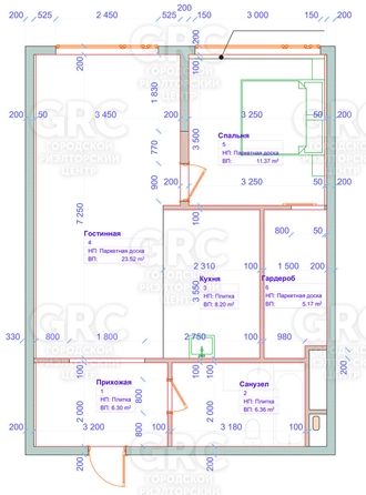 
   Продам 2-комнатную, 61.5 м², Воровского ул, 41

. Фото 7.