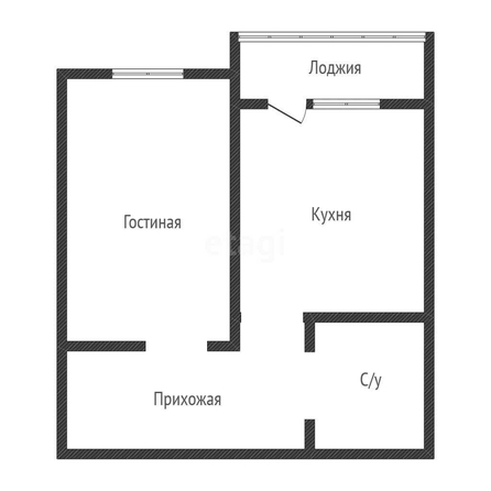 
   Продам 1-комнатную, 36.8 м², Тепличная ул, 62/1 к5

. Фото 1.