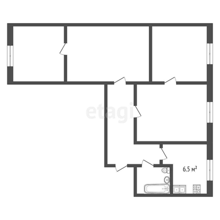 
   Продам 2-комнатную, 33.3 м², Скорняжная ул, 45/1

. Фото 7.